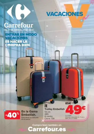 Carrefour Spain offers from 22 June to 20 July 2026 HOLIDAY ENTITLEMENT