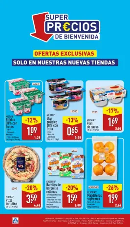 ALDI Spain offers from 22 June to 5 July 2026 Super Welcome Pricing only in our new stores