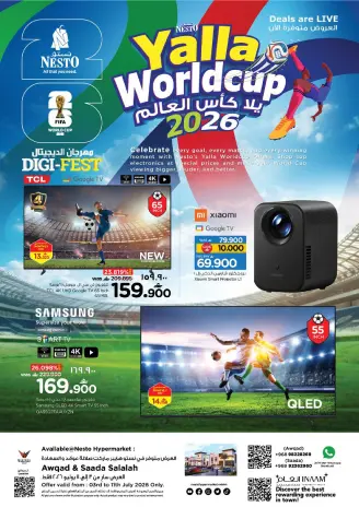 Nesto offers in Salalah from 3 to 11 July 2026 World Cup Offers
