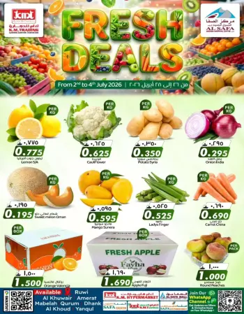KM trading & Al Safa Oman offers from 2 to 4 July 2026 Fresh Deals