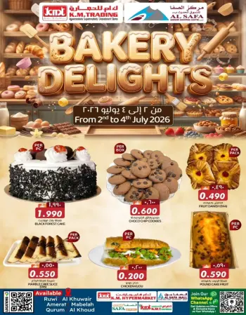 KM trading & Al Safa Oman offers from 2 to 4 July 2026 Fresh bakeries