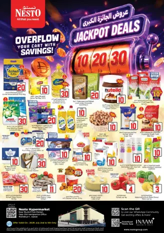 Ofertas de Nesto Mushrif de 2 a 5 julio 2026 Ofertas de Jackpot