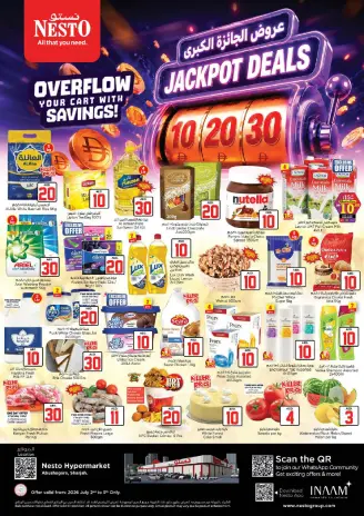 Ofertas de Nesto Abu Shagara de 2 a 5 julio 2026 Ofertas de Jackpot