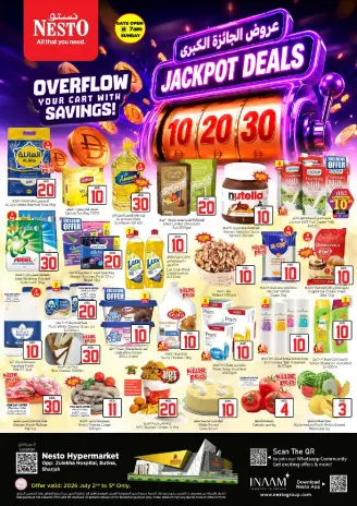 Ofertas de Nesto Butina de 2 a 5 julio 2026 Ofertas de Jackpot