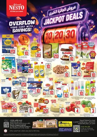Ofertas de Nesto Al Arab Mall de 2 a 5 julio 2026 Ofertas de Jackpot