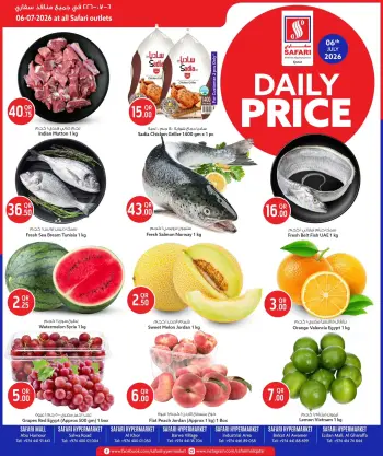 Safari hypermarket Qatar offers Monday 6 July 2026 Daily prices