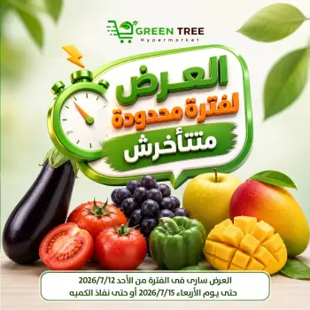 Offres Green Tree Egypte de 12 à 15 juillet 2026 Offres à durée limitée