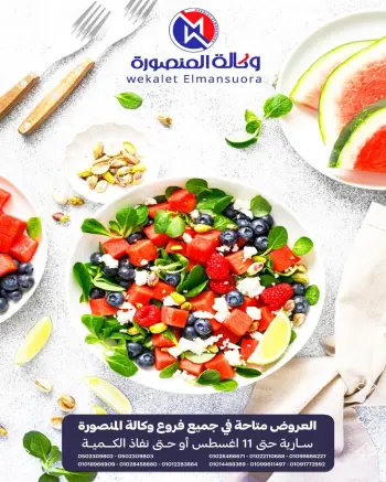 عروض وكالة المنصورة مصر من ١٦ يوليو حتى ١١ أغسطس ٢٠٢٦ عروض الصيف
