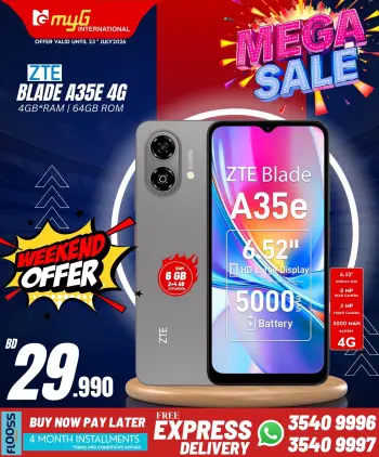 Ofertas de MYG Internacional Bahréin de 17 a 23 julio 2026 Principales ofertas