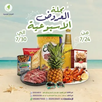 عروض النهضة المصرية بفرع أبوظبي من ٢٤ حتى ٣٠ يوليو ٢٠٢٦ العروض الأسبوعية