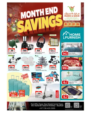 Mark & Save offers in Khalidiya Mall from 30 July to 2 August 2026 Month-End Saver Blast