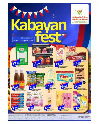 Mark & Save UAE offers from 6 to 12 August 2026 Kabayan Festival Offers