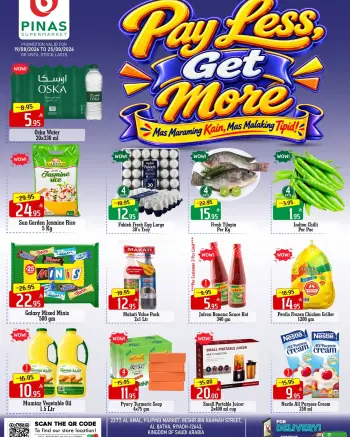 Pinas Supermarket offers in Albtha from 5 to 11 Rabiʻ I 1448 AH (19 – 25 August 2026) Score More Spend Less