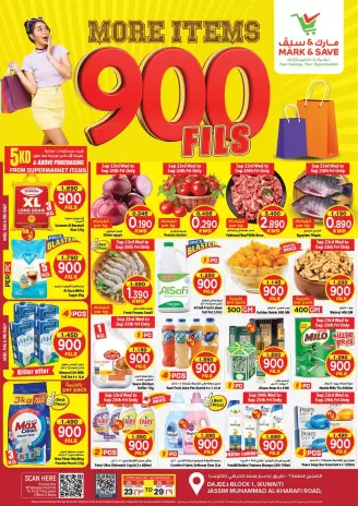 Mark & Save offers in Aldjyj from 23 to 29 September 2026 More Items 900 Fils offers