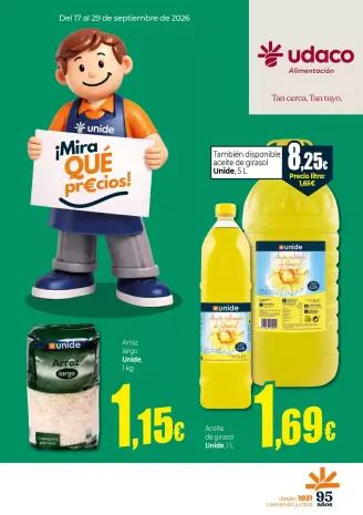 Ofertas de Udaco España de 17 a 30 septiembre 2026 ¡Mira qué precios