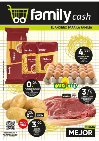 Ofertas de Supermercado Family Cash España de 8 a 27 septiembre 2026 El Ahorro Para La Familia