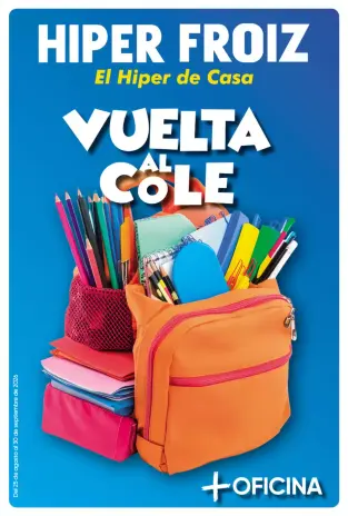 Ofertas de Froiz España de 28 agosto a 30 septiembre 2026 Vuelta al Cole