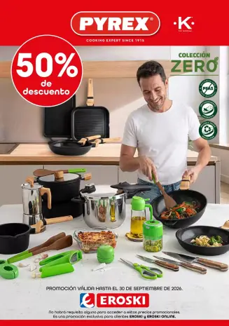 Offres Eroski Espagne de 4 juin à 30 septembre 2026 PYREX
