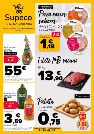 Ofertas de Supeco España de 17 a 29 septiembre 2026 super económico