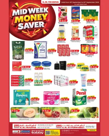 Km trading offers in Sharjah from 28 to 30 September 2026 Midweek Deals