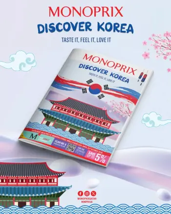 Monoprix Qatar offers from 15 to 24 October 2026 Discover Korea