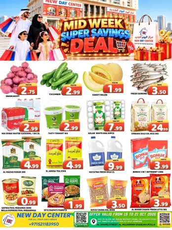 New Day Center offers in Sharjah from 19 to 21 October 2026 Midweek Deals