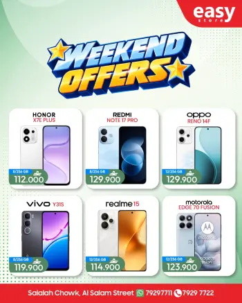 Ofertas de tienda Easy Salalah de 22 a 25 octubre 2026 Ofertas de fin de semana