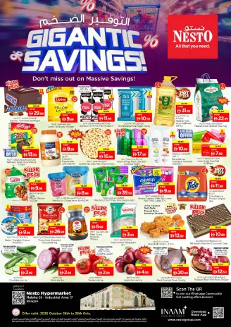 Nesto offers in Mleiha from 26 to 28 October 2026 Massive savings
