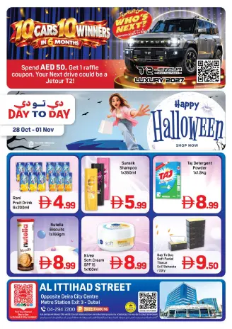 Day to Day offers in Dubai from 28 October to 1 November 2026 Halloween Deals