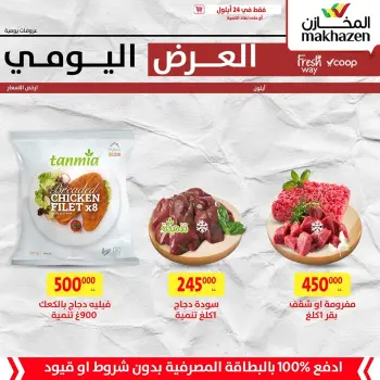 Offres Al Makhazen Liban seulement mardi 24 septembre Spectacle quotidien