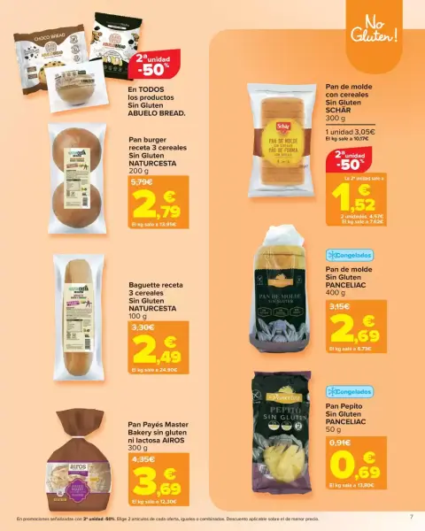 Ofertas de Carrefour España de 13 a 25 noviembre 2024 Offres sans gluten - Página 7