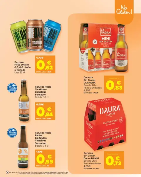 Ofertas de Carrefour España de 13 a 25 noviembre 2024 Offres sans gluten - Página 15