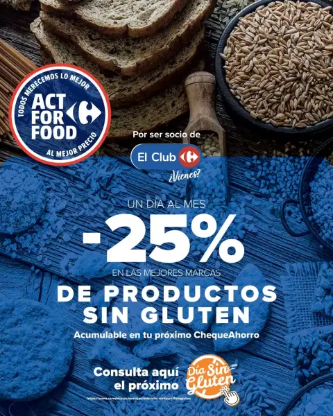 Ofertas de Carrefour España de 13 a 25 noviembre 2024 Offres sans gluten - Página 16