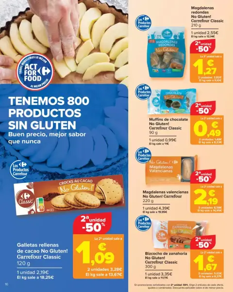 Ofertas de Carrefour España de 13 a 25 noviembre 2024 Offres sans gluten - Página 10