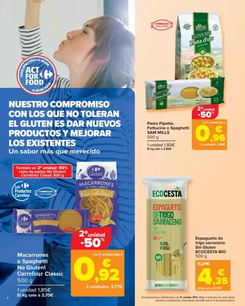 Ofertas de Carrefour España de 13 a 25 noviembre 2024 Offres sans gluten - Página 4