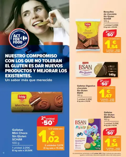 Ofertas de Carrefour España de 13 a 25 noviembre 2024 Offres sans gluten - Página 12