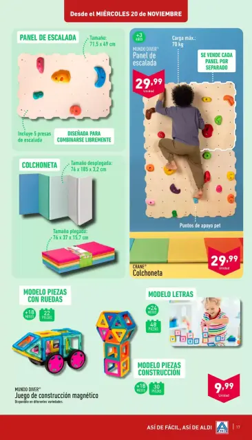 ALDI Spain Offers from 20 to 26 November 2024 Offers for easy savings - Page 17