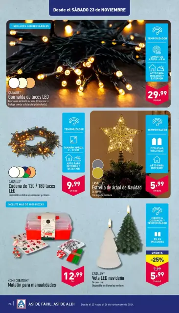 ALDI Spain Offers from 20 to 26 November 2024 Offers for easy savings - Page 24