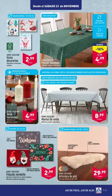 ALDI Spain Offers from 20 to 26 November 2024 Offers for easy savings - Page 25
