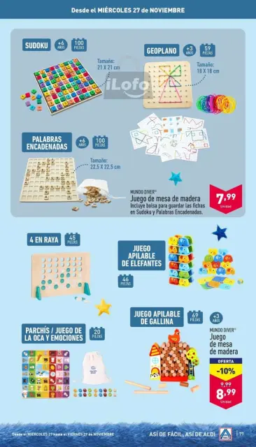 ALDI Spain Offers from 11 November to 7 December 2024 Featured Games Offers - Page 77