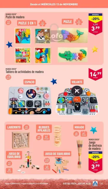 ALDI Spain Offers from 11 November to 7 December 2024 Featured Games Offers - Page 42