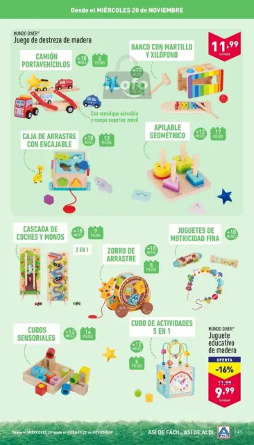 ALDI Spain Offers from 11 November to 7 December 2024 Featured Games Offers - Page 61