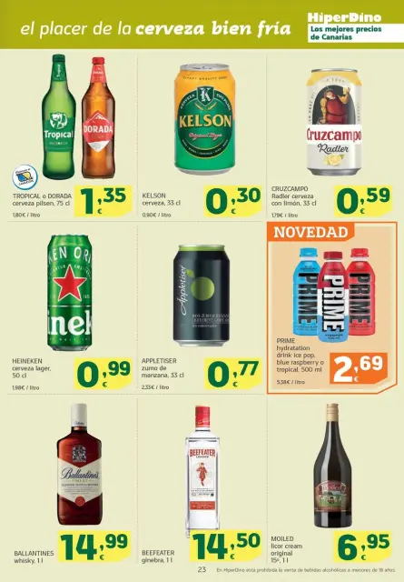 Ofertas de HiperDino España de 12 a 25 noviembre 2024 Nuevas ofertas - Página 23