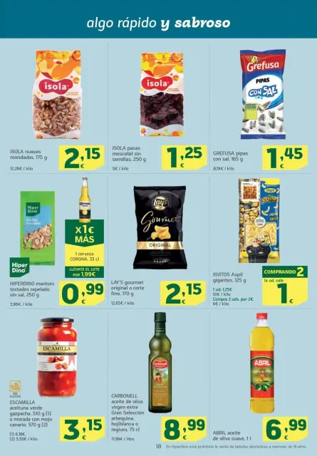 Ofertas de HiperDino España de 12 a 25 noviembre 2024 Nuevas ofertas - Página 18