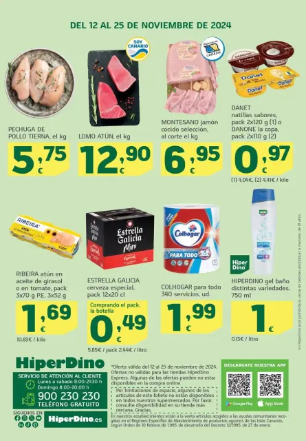 Ofertas de HiperDino España de 12 a 25 noviembre 2024 Nuevas ofertas - Página 36