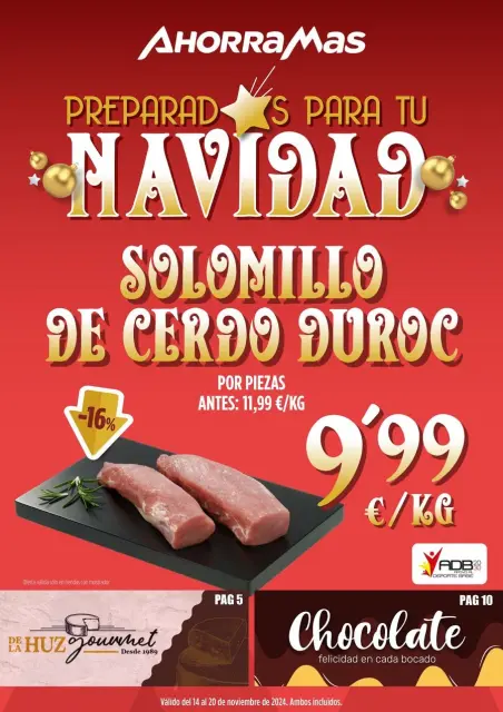 Ofertas de Ahorramas España de 14 a 20 noviembre 2024 Preparate para la Navidad - Página 1