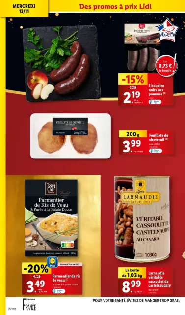 Offres Lidl France de 13 à 19 novembre 2024 Offres fêtes de fin d'année - Page 18