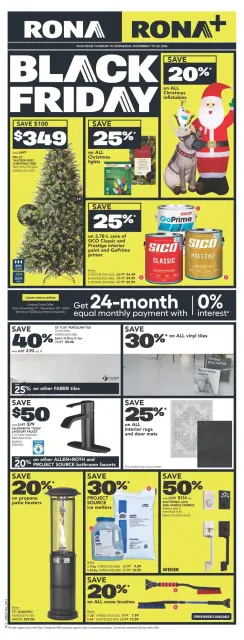 RONA Canada Offers from 14 to 20 November 2024 Black Friday Deals - Page 1