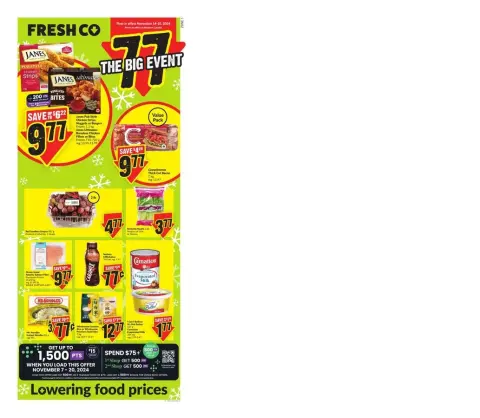 FreshCo Canada Offers from 14 to 20 November 2024 Weekly offers - Page 1