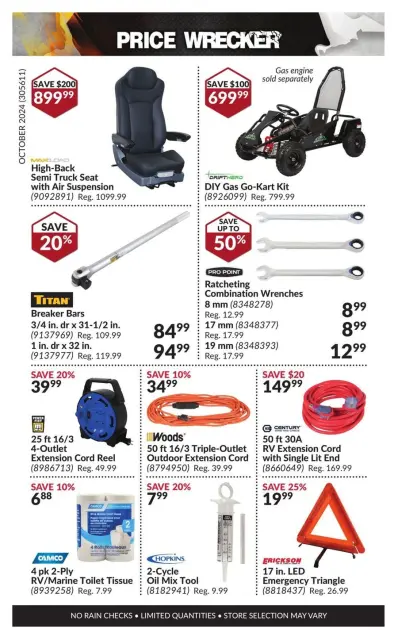 Princess Auto Canada Offers from 1 to 30 November 2024 Price Wrecker - Page 24